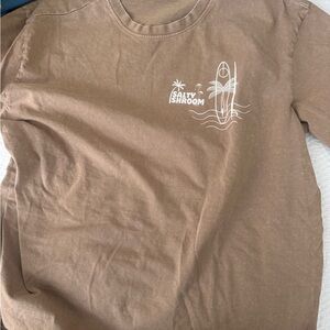 Brown Graphic Short Sleeve Tee